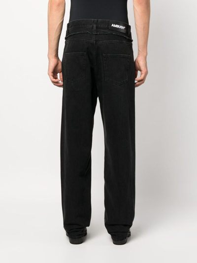 Ambush Jeans With Five Pockets In 1200 Black No Color