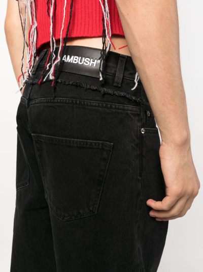 Ambush Jeans With Five Pockets In 1200 Black No Color