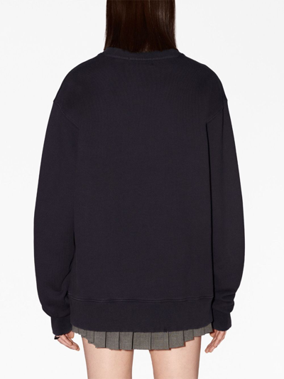 Ambush Academy Cotton-blend Sweatshirt In Blue