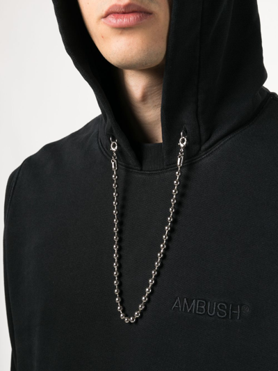 Ambush Ballchain Hoodie In Black