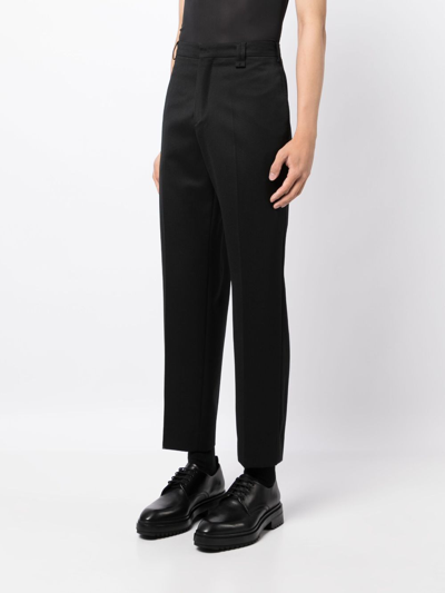 Shop Simone Rocha Straight-leg Tailored Trousers In Black