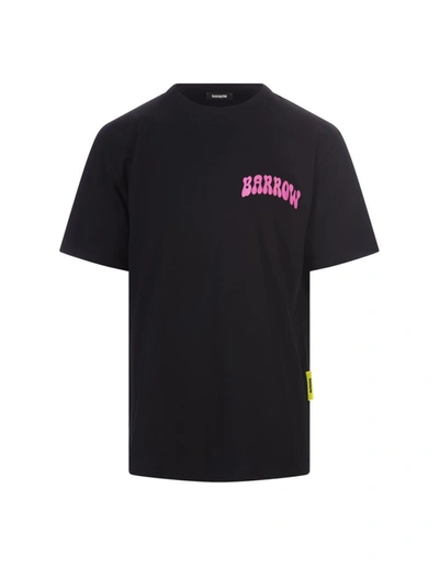 Shop Barrow T-shirt With Graphic Print And Shiny  Lettering In Black