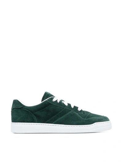 Shop Doucal's Classic Sneaker Shoes In Green