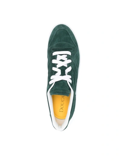 Shop Doucal's Classic Sneaker Shoes In Green