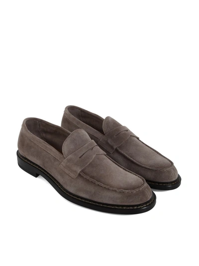 Shop Doucal's Derby Shoes. In Grey