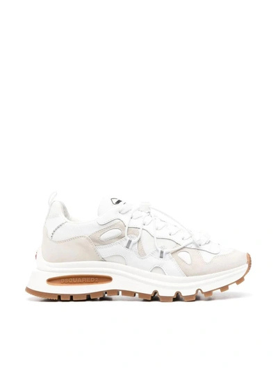 Shop Dsquared2 Sneakers Shoes In White
