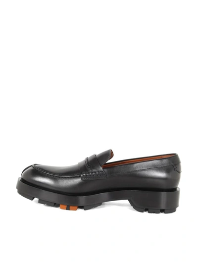 Shop Ermenegildo Zegna Zegna Loafer In Hand-buffed Calfskin Shoes In Black