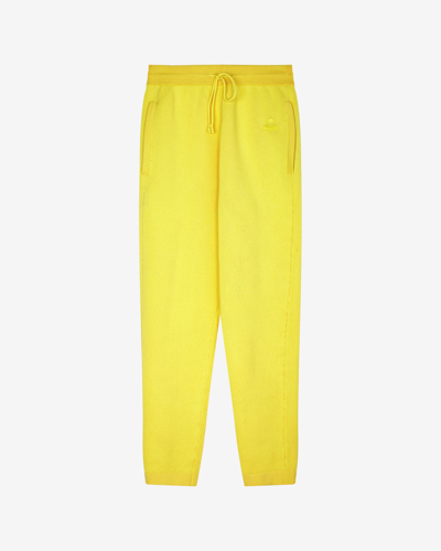 Shop Isabel Marant Avery Pants In Yellow