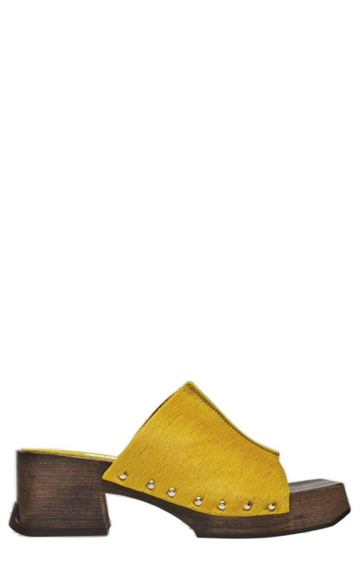 Shop Miista Hannah Slip In Yellow