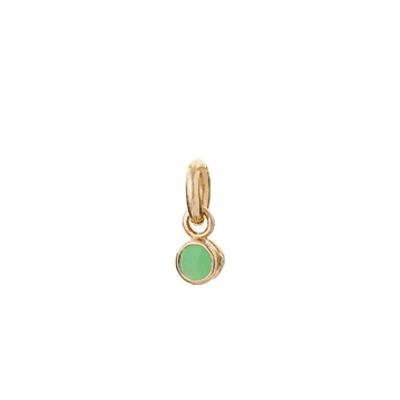 Shop Renné Jewellery 9 Carat Gold Chrysoprase Tiny Sweetie Charm