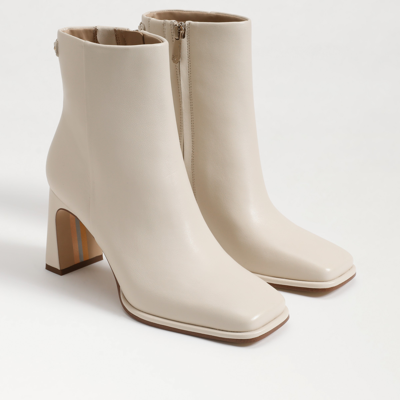 Shop Sam Edelman Irie Square Toe Ankle Bootie Modern Ivory In White