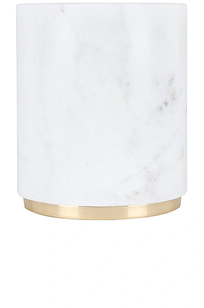 Shop Hawkins New York Utility Canister In Marbel & Brass