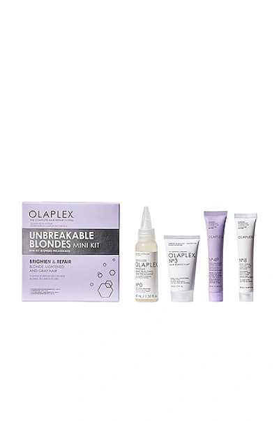 Shop Olaplex Unbreakable Blondes Mini Kit In N,a