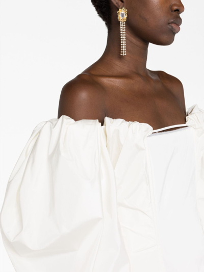 Jacquemus White La Robe Short Dress In White