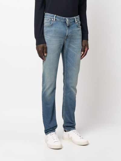 Shop Closed Unity Slim-cut Jeans In Blue