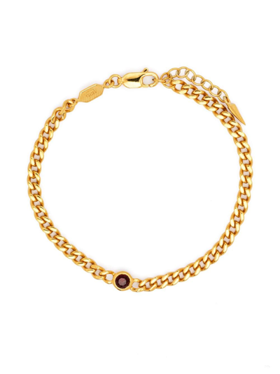 Shop Missoma January Birthstone Bracelet In Gold