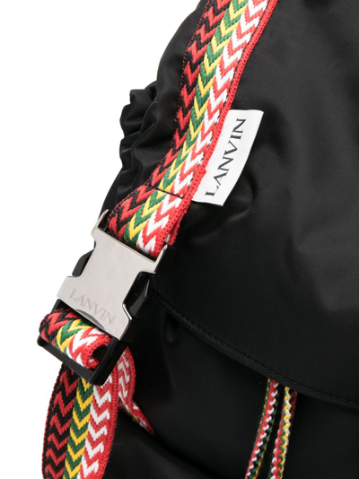 Lanvin Nano Curb Backpack In Black