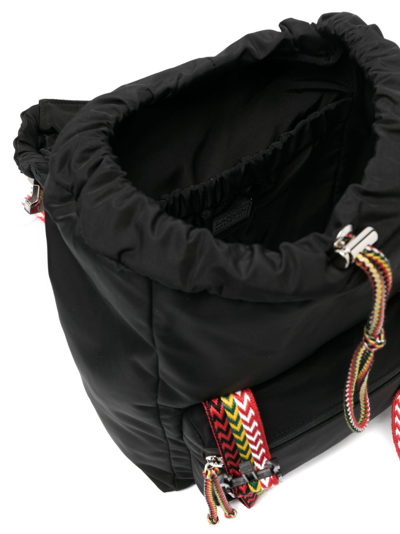 Lanvin Nano Curb Backpack In Black