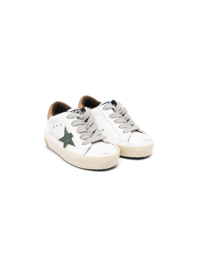 Shop Golden Goose Super-star Junior Sneakers In White
