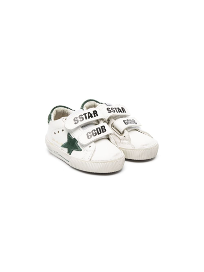 Shop Golden Goose Old School Junior Sneakers In White