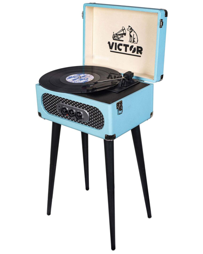 Shop Victor Audio Victor Andover 5-in-1 Turquoise Music Center In Blue
