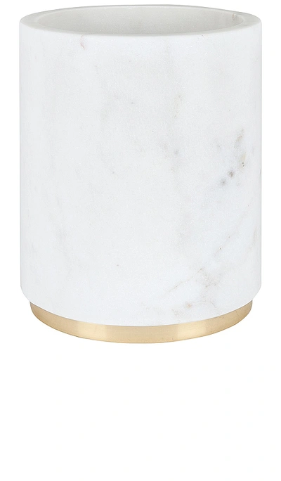 Hawkins New York Utility Canister In Marbel & Brass