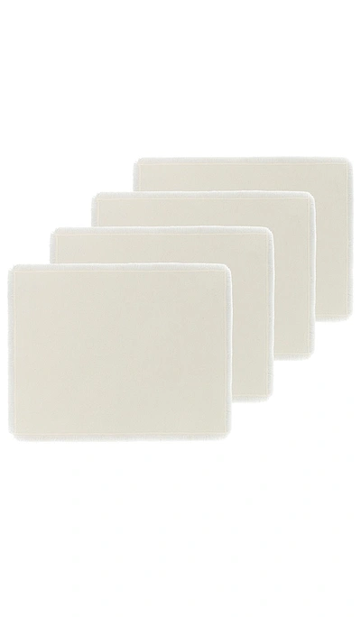 Hawkins New York Essential Cotton Placemats Set Of 4 In Ivory