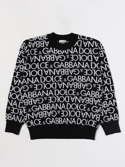 Shop Dolce & Gabbana Wool Sweater In Black