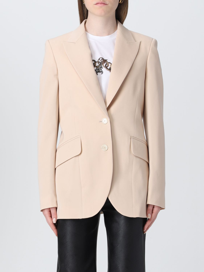 Shop Stella Mccartney Blazer In Stretch Wool In Rope