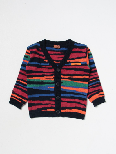 Shop Missoni Cardigan In Mohair Wool Blend In Multicolor