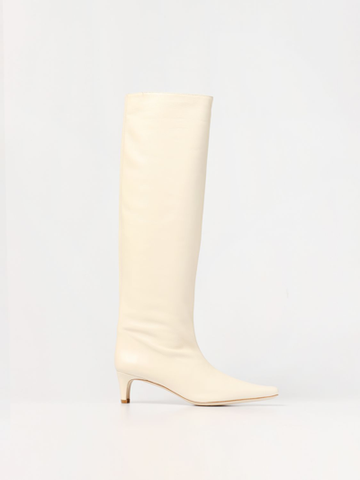 Shop Staud Boots  Woman Color Cream