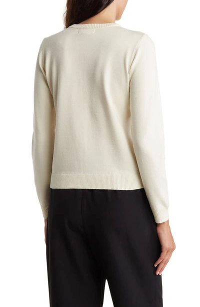 By Design Keira Chest Pocket Cardigan In Gardenia