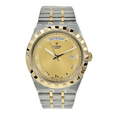 Pre-owned Tudor 2024  Royal Date Day Men's Steel And Gold Automatic Men's Watch - B&p