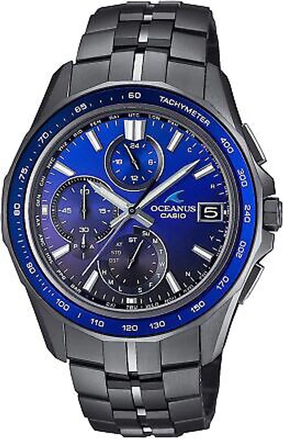Pre-owned Casio [] Oceanus Watch [domestic Genuine Product] Manta Bluetooth Radio Solar Sap