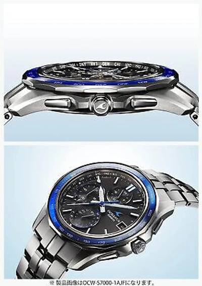 Pre-owned Casio [] Oceanus Watch [domestic Genuine Product] Manta Bluetooth Radio Solar Sap