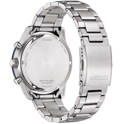 Pre-owned Citizen Men's Watch Chronograph Grey Dial Stainless Steel Bracelet Ca4554-84h