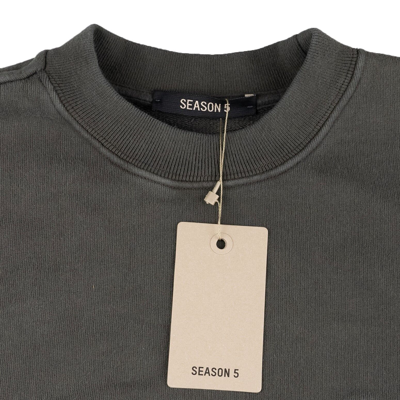 Pre-owned Kanye West Oversize Sweater Crewneck Season 5 100% Cotton Size Xl Kwmx20 In Green