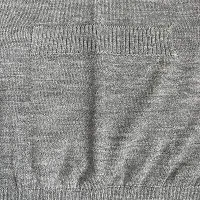Pre-owned Thom Browne Cardigan W/ 4bar In Sustainable Fine Merino Wool Med Grey Size 3 (ne