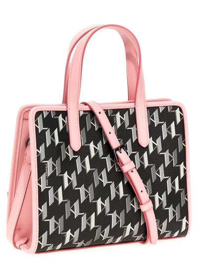 Shop Karl Lagerfeld 'k/ikonik' Small Shopping Bag In Multicolor
