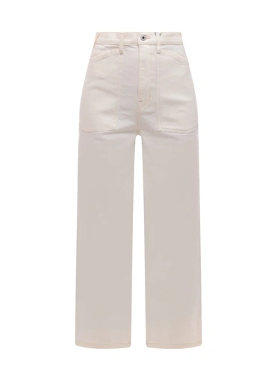 Shop Kenzo Jeans In White