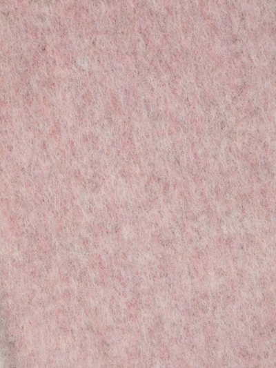 Shop Acne Studios Fringed Mohair-wool Scarf In Pink