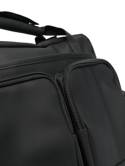 Shop Rains Texel Tech Laptop Bag In Black