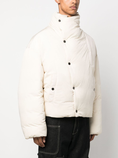 Jacquemus La Doudoune Cocon Down Jacket In Neutrals