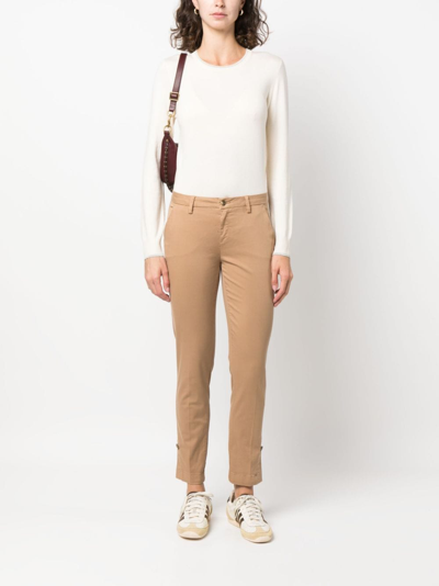 Liu •jo Metallic-threading Knitted Jumper In Neutrals