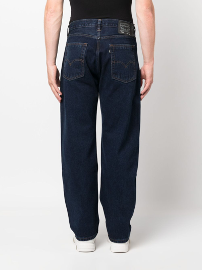 Levi's Baggy Low-rise Straight-leg Jeans In Blue