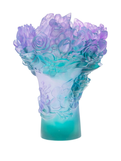 Shop Daum Medium Sweet Garden Vase In Purple