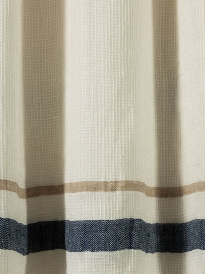 Shop The House Of Lyria Miracoloso Striped Bath Towel In Neutrals