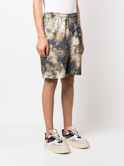 Stussy Veil Camo Beach Shorts Terranea In Brown | ModeSens