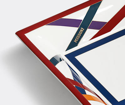 Missoni Nastri Logo-print Tray In Multicolor