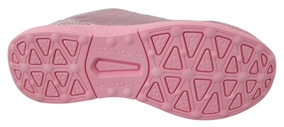Plein Sport Pink Blush Polyester Runner Gisella Sneakers Shoes In Pink